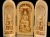観音 置物 天然木 彫刻 仏教
