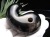 モリオン 黒水 勾玉 天然石 チベットモリオン