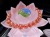 蓮 クリスタルガラス ロータス 置物 蓮の花