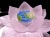 蓮 クリスタルガラス ロータス 置物 蓮の花