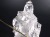 関羽 水晶 彫刻置物 三国志 風水