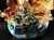 ドラゴン 龍 置物 クリスタルガラス 五本爪 昇龍