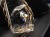 アイリスクォーツ 水晶 ランダムカット ペンダントトップ ブラジル産