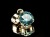 ジルコン 18K ブルージルコン ペンダントトップ 18金 コロンビア産