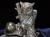 ラブラドライト 彫刻置物 ふくろう 梟 フクロウ