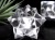 天然水晶 アステロイド 彫り 置物
