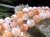 ビーズ連 チェリーブロッサムアゲート メノウ 桜瑪瑙 メノウ