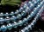 アクアオーラ 蒸着水晶 ブルーオーラ ビーズ連 連材