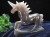 メノウ アゲート ユニコーン 一角獣 置物