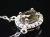 モルダバイト ネックレス ジルコニア SILVER925 カット
