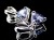 タンザナイト ペンダント ブルーゾイサイト SILVER925 ネックレス