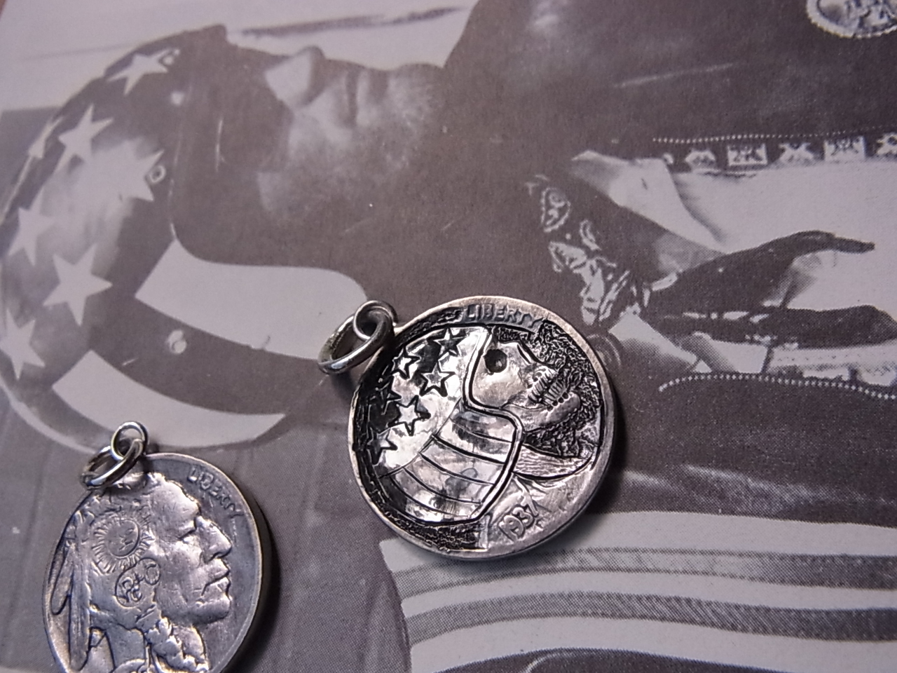 HOBO NICKELペンダント・キャプテンアメリカ