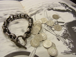 ダイムリンクシルバーブレスレット　