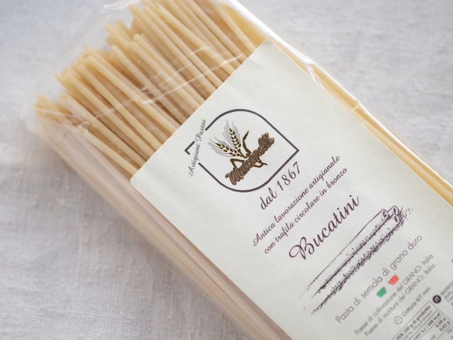 パスタ【マシャレッリ】ブカティーニ