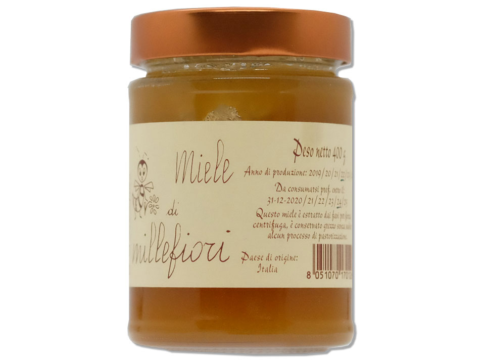 純粋はちみつ　ミッレフィオーリ（百花蜜）　400ｇ