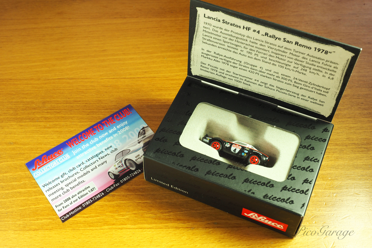 【Schuco】シュコー ピッコロ  ランチア ストラトス HF PIRELLI #4 1