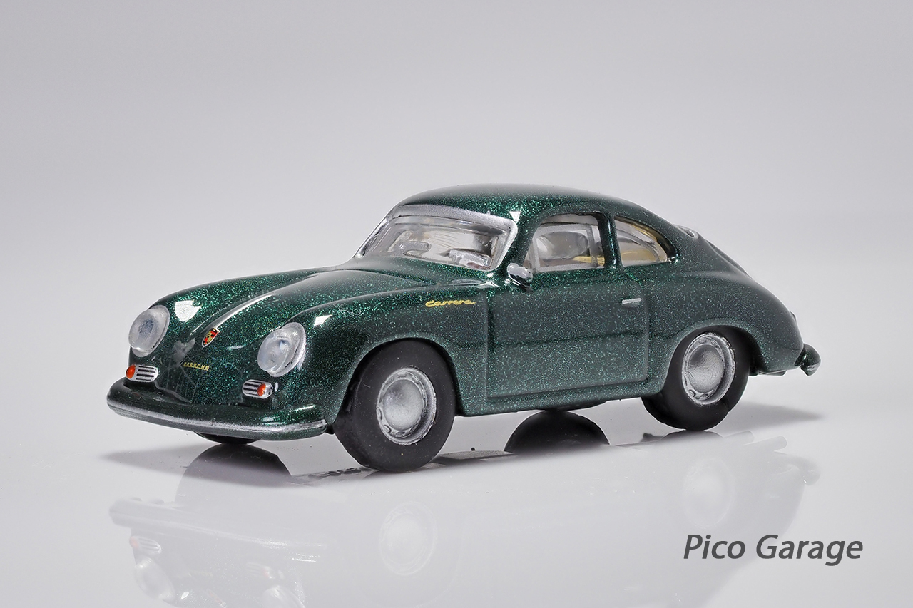 Schuco 1/87ポルシェ356Aクーペ（緑）前