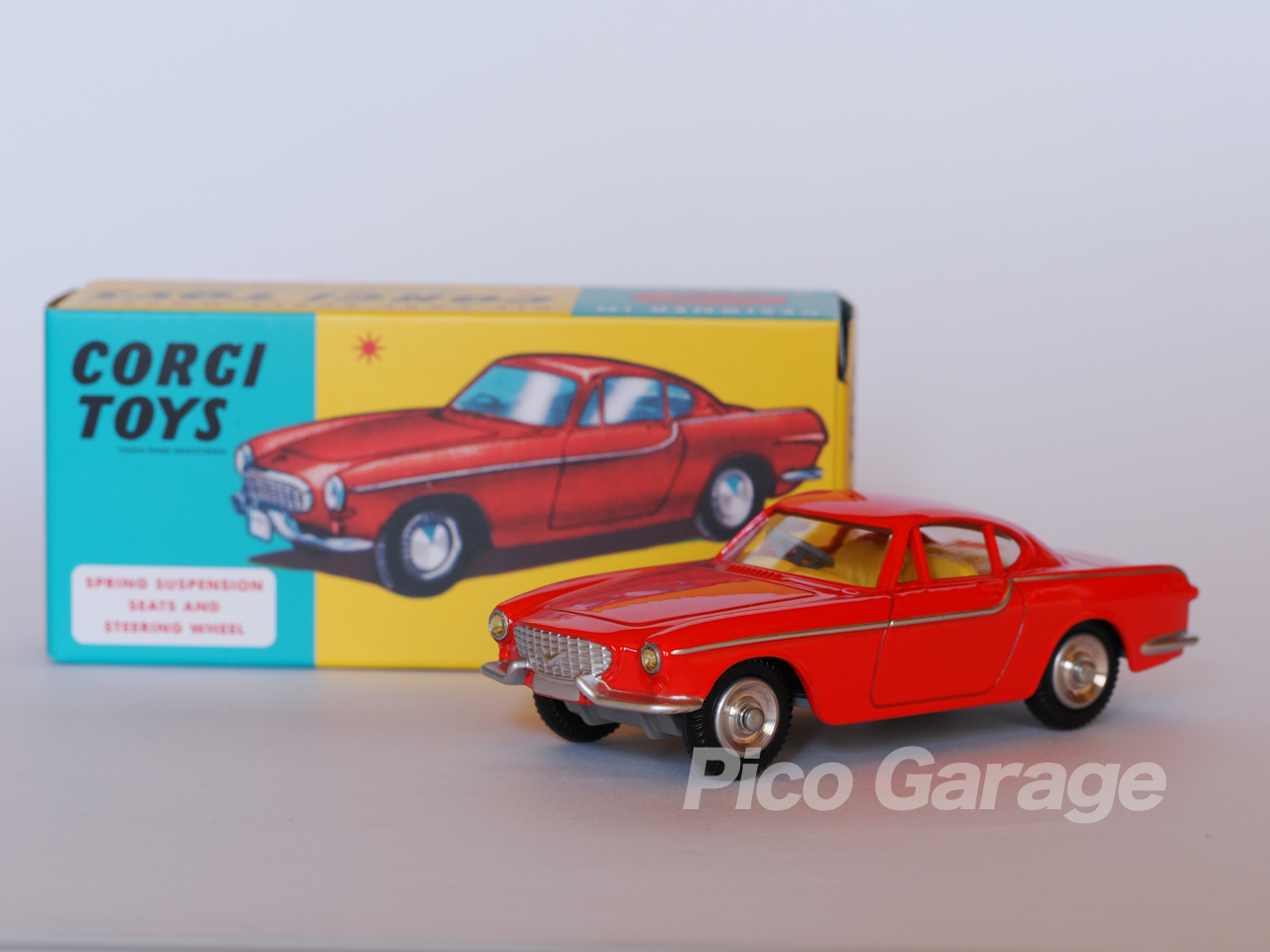 CORGY TOYS ボルボP1800_前