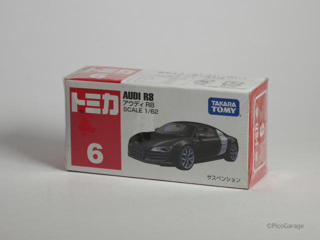 トミカ#6アウディR8黒