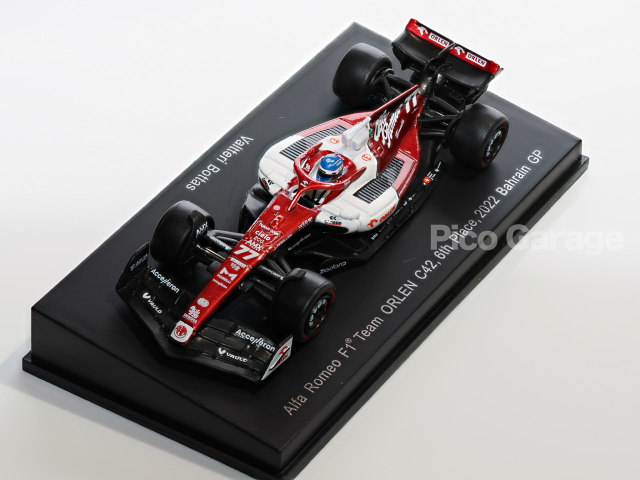 スパーク 1/43 アルファロメオ C42 ボッタス　2022エミリアロマーニャ スパーク 1/43 アルファロメオ C42 No.24 アルファロメオ F1
