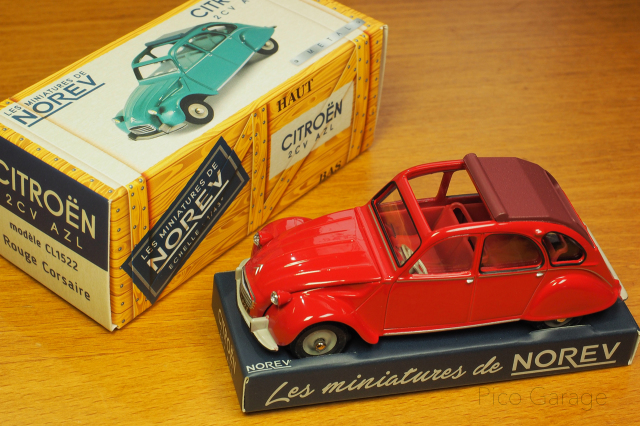 NOREV クラシックス CITROEN 2CV AZL 赤 3