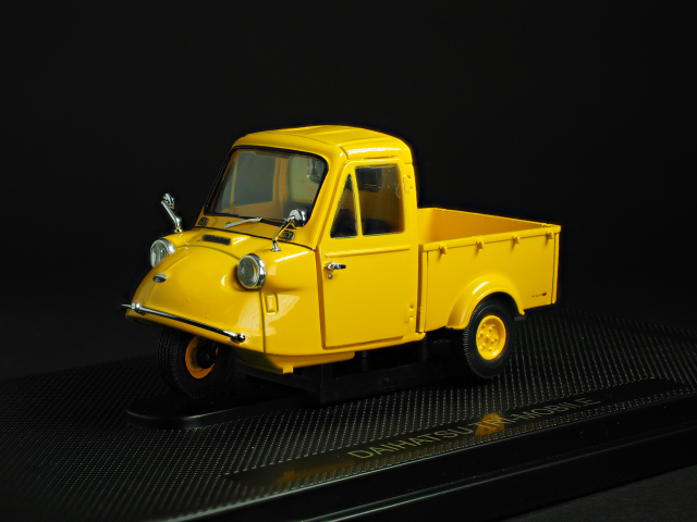ミニトラック 9台セット EBBRO】DAIHATSU トライモービル（輸出版ミゼット） 3輪トラック（黄