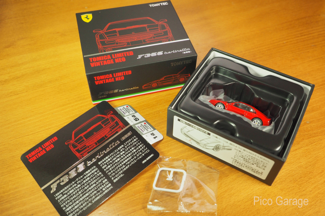 トミーテック1/64 　フェラーリF355B 化粧箱
