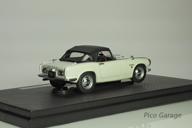 EBBRO 1/43 ホンダS800（白）後