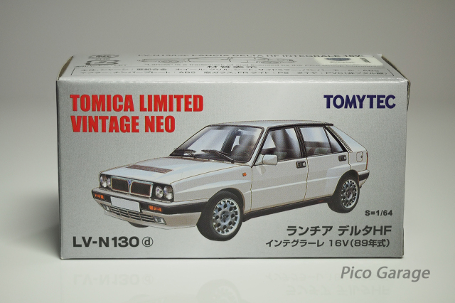 トミーテック1/64ランチアデルタ白パッケージ