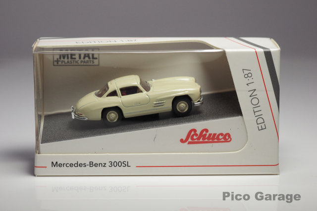 シュコー1/87メルセデスベンツ300SL（ホワイト）ケース