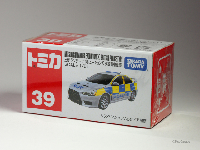 トミカ 39 三菱ランサーエボリューションX 英国警察仕様