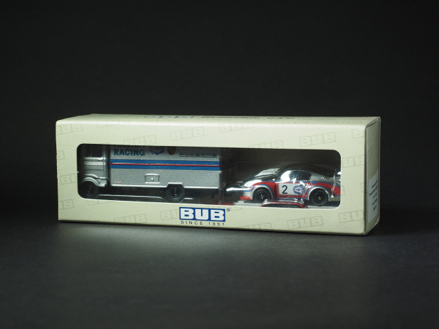 PremiumClassiXXs1/87 メルセデスベンツLP608MARTINIトレーラー_ケース