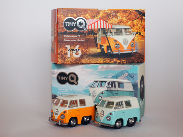 ◇【Spark】Tiny-Q Volkswagen Type2 プルバックカー