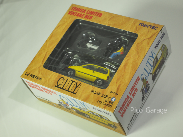 TOMYTEC】1/64 LV-N272 ホンダ シティR（81年式/モトコンポ付）