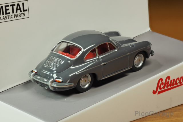 シュコー1/64ポルシェ356（グレー）_R