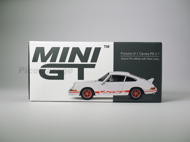◇【TSM】MINI GT 1:64 ポルシェ911カレラRS 2.7 （ホワイト）
