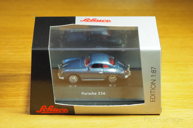 ◇【Schuco】EDITION 1:87 ポルシェ 356 クーペ （ブルー）