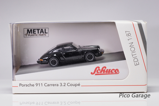 Schuco 1/87ポルシェ911C3.2（黒）箱