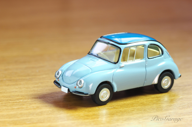 ◇【TOMYTEC】1/64 LV-173a・b SUBARU 60周年記念 スバル 360 （58年式）