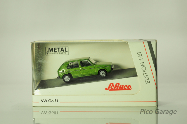 シュコー 1:87 フォルクスワーゲン ゴルフ I グリーン_箱