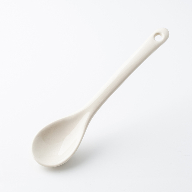 はちみつを美味しく安全に食べる自然素材の陶器 ハニースプーン