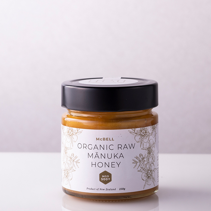 FOODEX 送料無料 【MGO500+ モノフローラルマヌカ】 マクベル オーガニック マヌカハニー 250g