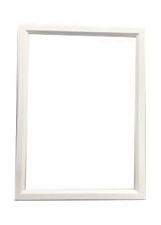 【Lサイズ専用額】木製パズルフレームL（ホワイト）