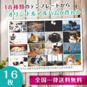 【複数の写真が1枚のパズルに】アルバムパズル16枚横タイプ