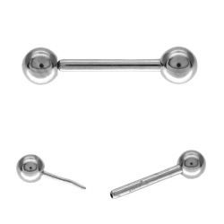 ピアス 18G 16G 14Ｇ つけっぱなしにおすすめ 丸玉ボールプッシュピンストレートバーベル ファーストピアス セカンドピアス 軟骨ピアス ヘリックス スタッドピアス ボディピアス BBLP1