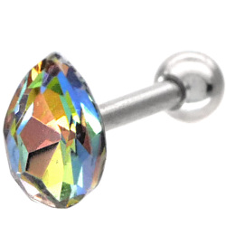 ボディピアス [Soeur de Nana] プチドロップバーベル/16G しずく ドロップ ストレートバーベル ボディーピアス 軟骨ピアス トラガス ヘリックス JA19177