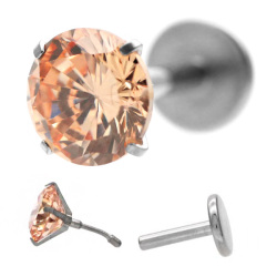 【金アレ対応】【ネジ不要/摩擦でロック】プッシュピン立爪ジュエルラブレット/14G・16G・18G LSP3