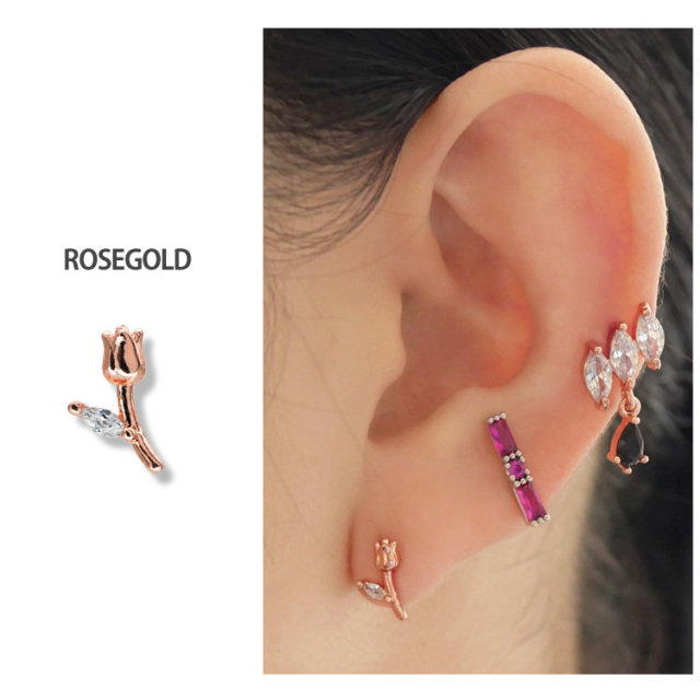 ボディピアス [Soeur de Nana] プチローズバーベル/20G ボディーピアス