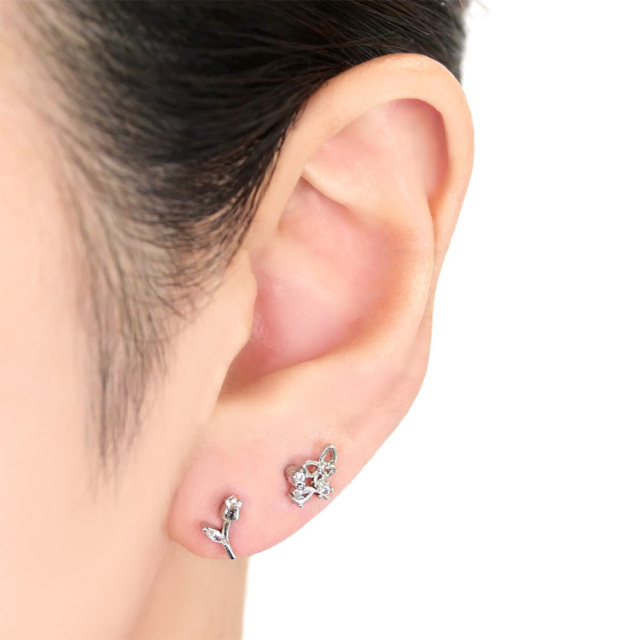 ボディピアス [Soeur de Nana] エレガントプチバタフライバーベル/20G