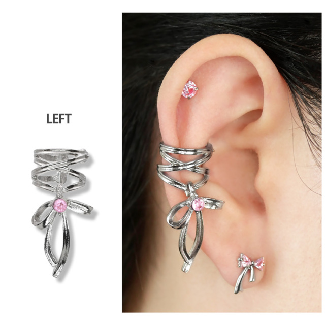 コルセットリボンイヤーカフ ヘリックス